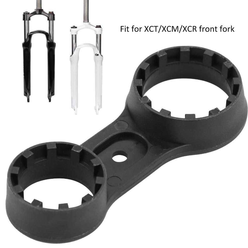 2PCS Double Head Bicycle Front Fork Wrench Plastic Bike Front Fork Cap Wrench Mountain Bike Repair