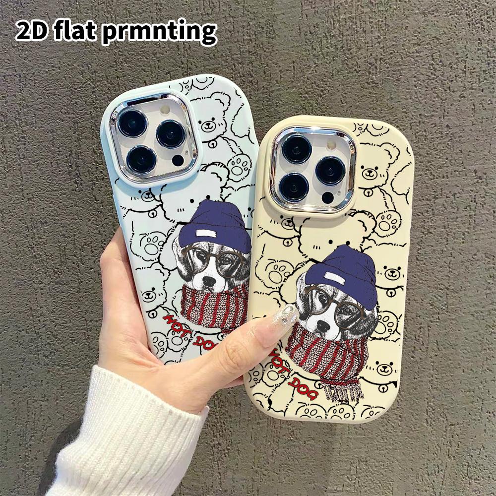 Phone Case: 2D flat design suitable for iPhone 18 17 16 15 14 13 Pro protective case, couple style, vintage fashion, Christmas and Halloween gift