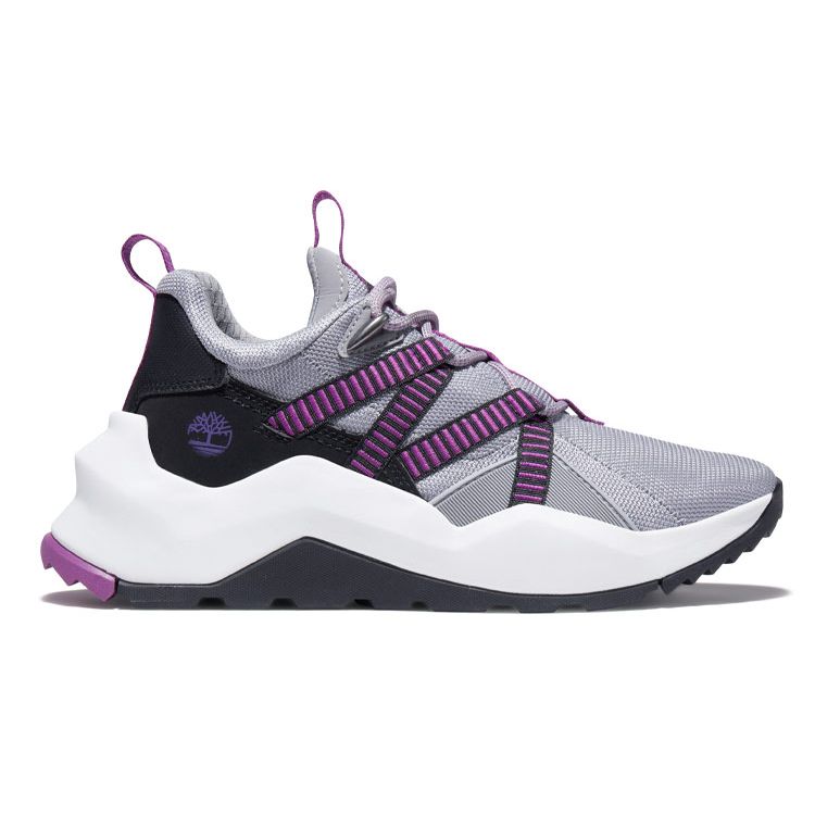Timberland Кроссовки для бега на открытом воздухе с противоскользящим покрытием, прочные, женские, фиолетово-серые A2HVC050
