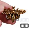 НОВЫЕ DIY аксессуары для сумочек, сумок, застежек, фурнитура, ретро-замок, металлические пряжки в форме пчелы