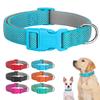 Reflective Pet Dog Collar Durable Nylon Dog Collars Necklace Adjustable Puppy Collars for Small Large Dog Pug Safety In Night