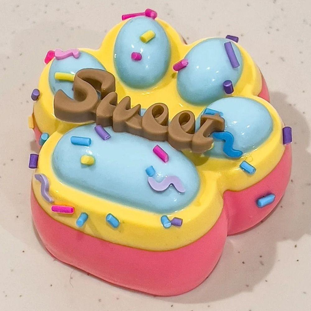 Мягкая игрушка-антистресс в виде кошачьей лапки, силиконовая игрушка-антистресс в виде кошачьей лапки, интересная игрушка-антистресс в виде кошачьей лапки, для детей