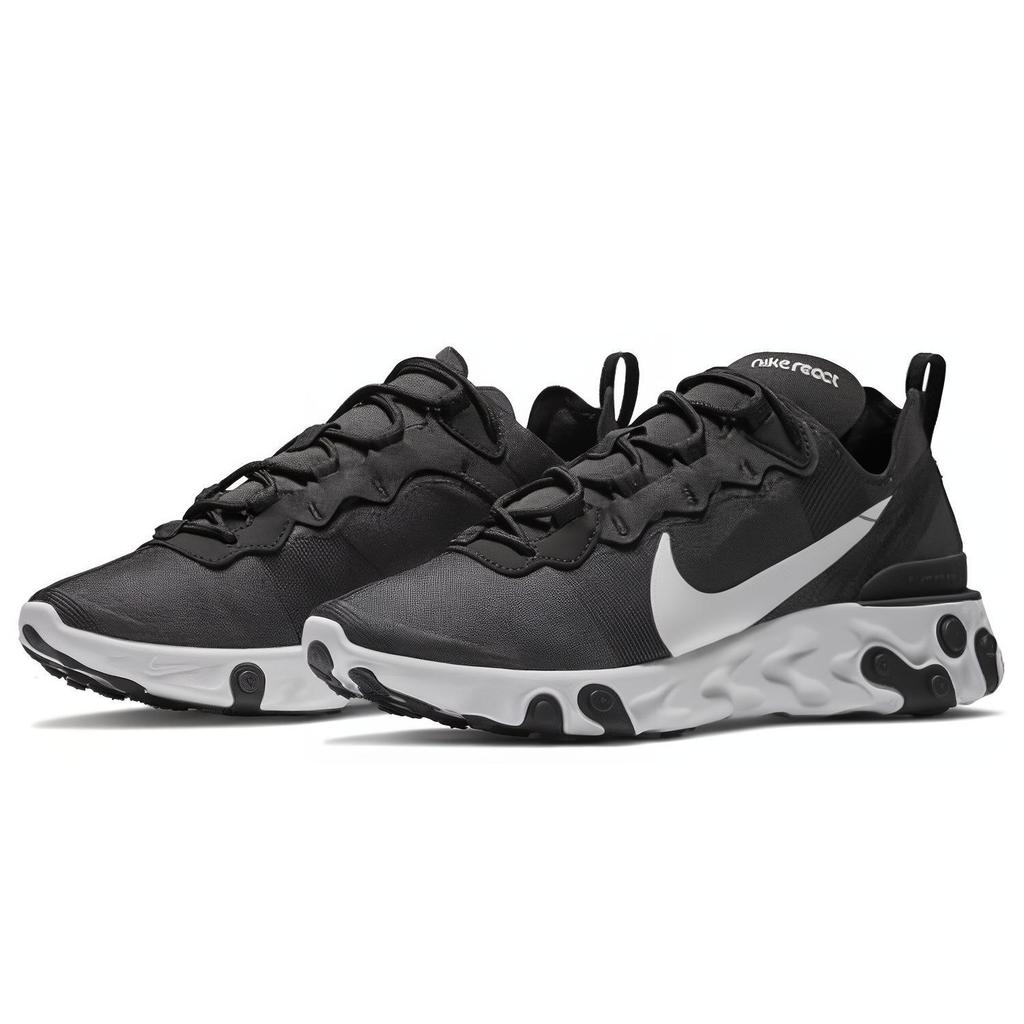 (WMNS) Nike React Element 55 'Черный' Женские BQ2728-003