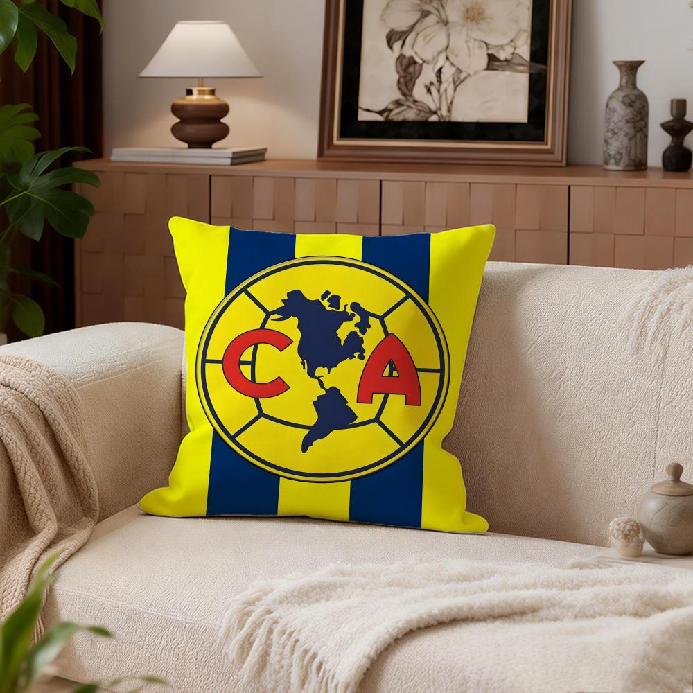 F-Football Club America Cushion Cover Cushion Cover Set 4Pcs 50X50 45X45 40X40 Pillowcase Decorative Sofa Home Decor