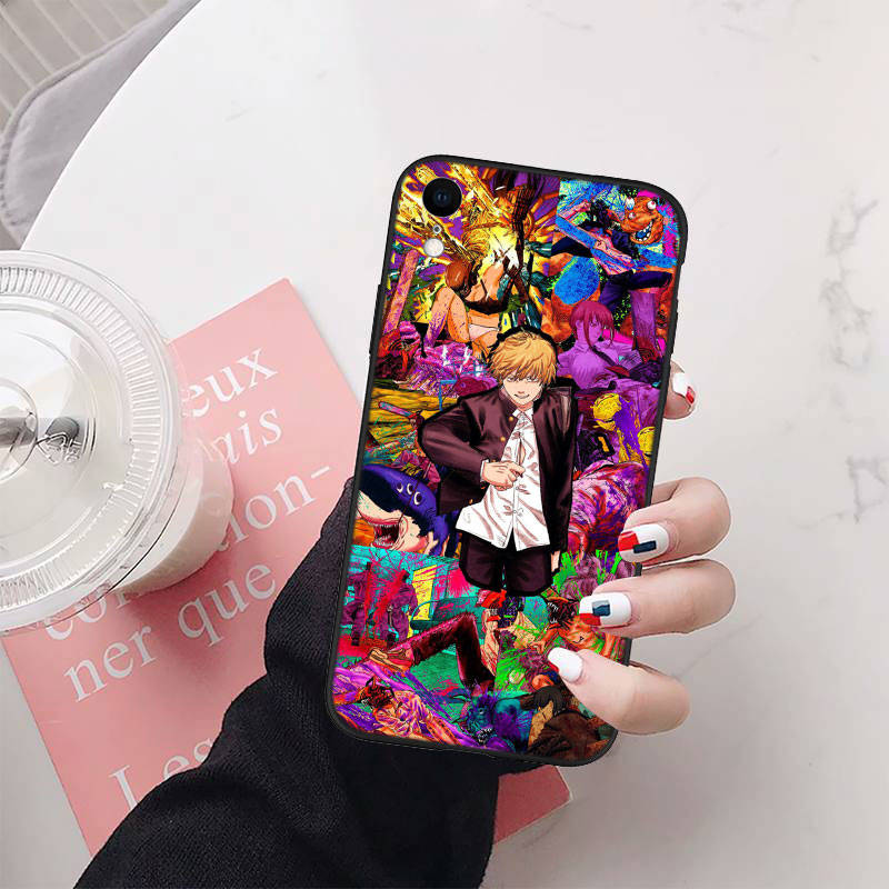 Чехол для телефона Chainsaw Man для iPhone 6 6s 7 8 11 12 13 14 15 XS Pro Max XR X SE Samsung S20 S21 S22 S23 S24 FE Ultra S8 S9 S10 Plus Lite S21S S10E
