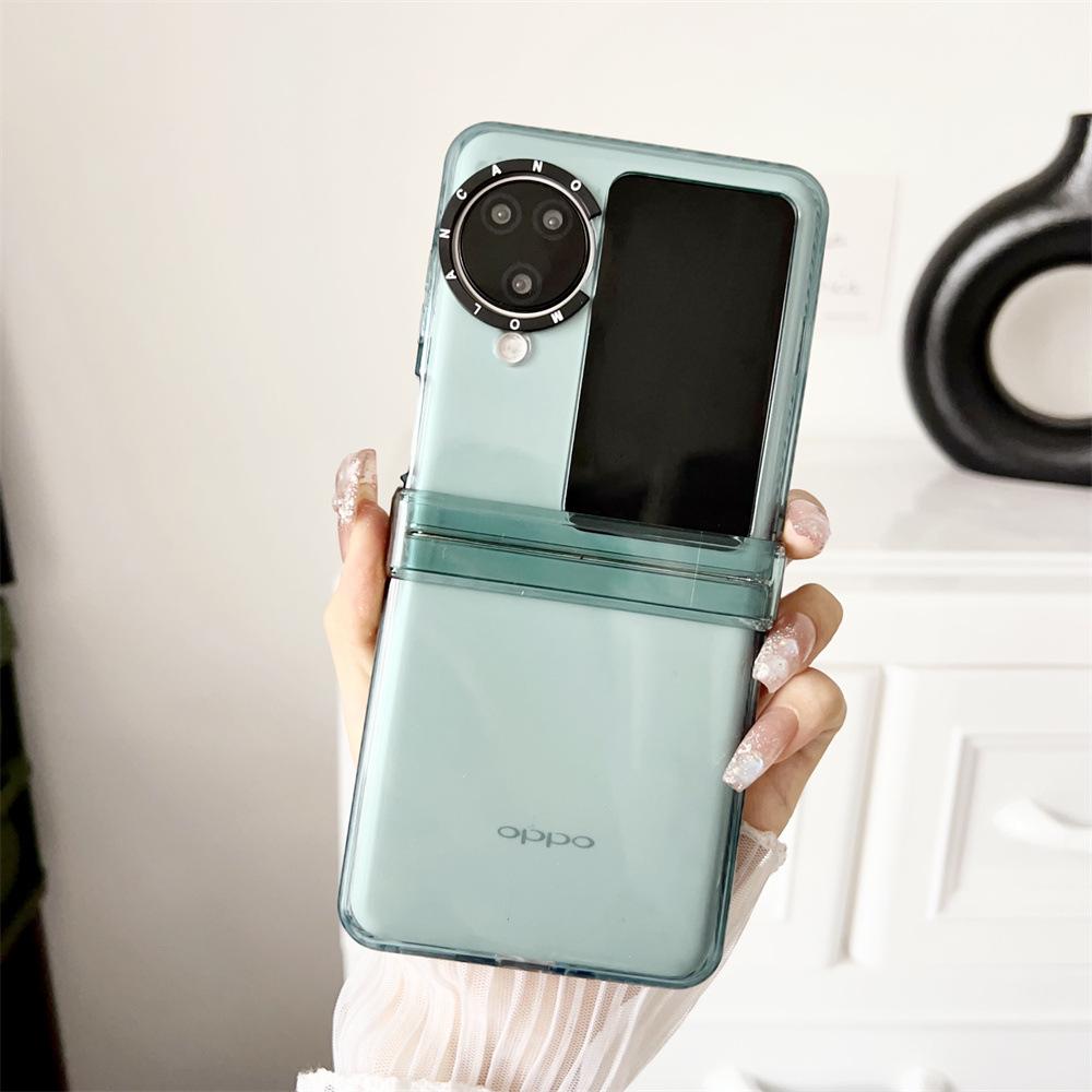 Креативный складной чехол для телефона OPPO N2-N3 Flip Hinge - прозрачный защитный чехол для мужчин и женщин