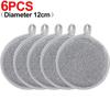 20/1PCS Double-side Dishwashing Sponges Silver Wire Cleaning Sponge Pot Dish Wash Sponge Oil Removal Scouring Pads for Kitchen Cleaning