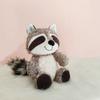 Plush Fox Raccoon Toy Animal Stuffed Doll Cartoon Bedroom Decoration Gift Kids