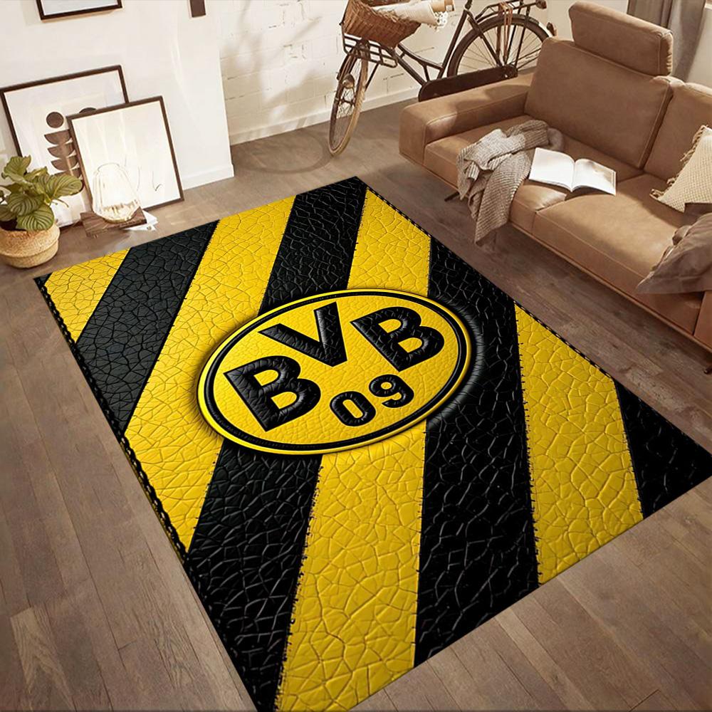 Borussia Dortmund Floor Mat Suitable For Outdoor Decorate Room Entryway Game Room Antislip Carpet Anime Office Decor