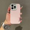Titanium Gray Glacial Pattern Leather Phone Case for iPhone 16 15 14 13 12 11 Pro Max Full Shockproof Plating Hard Back Cover