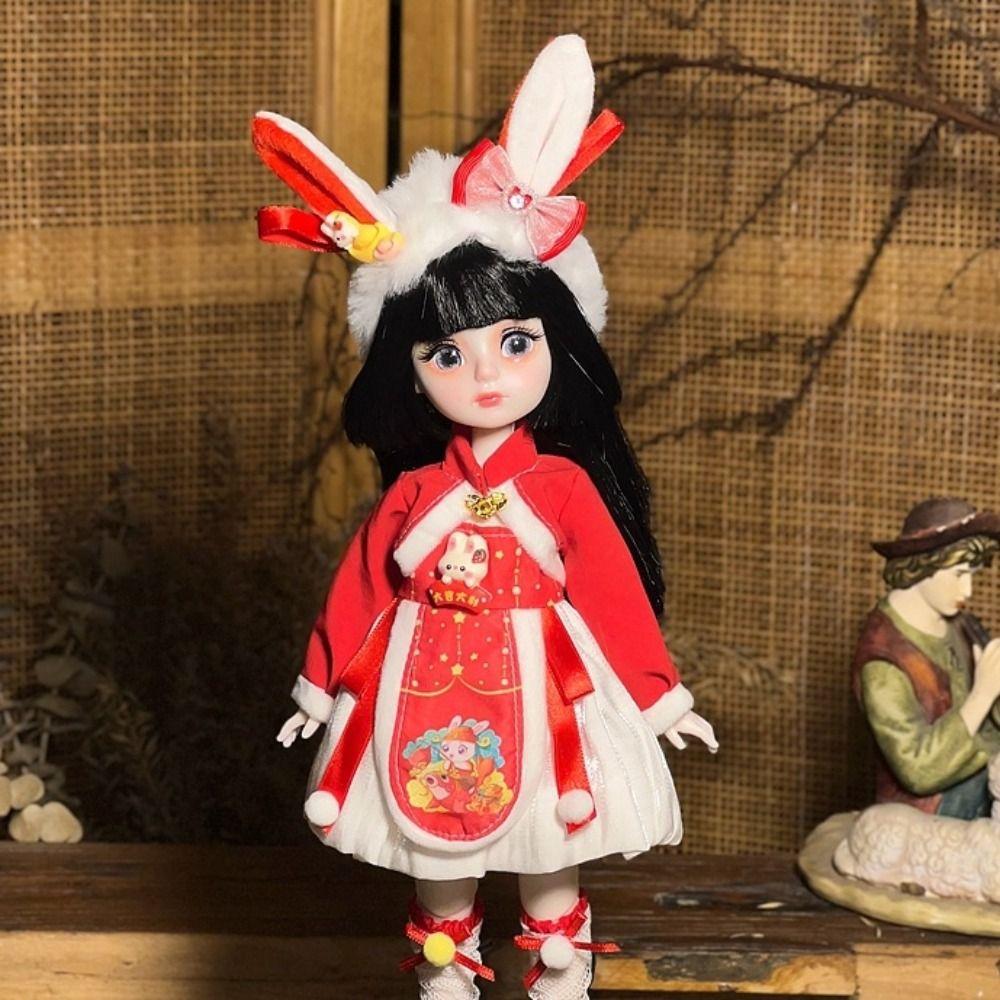 1 Набор 1/6 SD 30 см Bjd Кукла с Одеждой Длинные Волосы с Париком Макияж Платье Принцессы Наряжать BJD Куклы Привлекательные Глаза Шарнирная