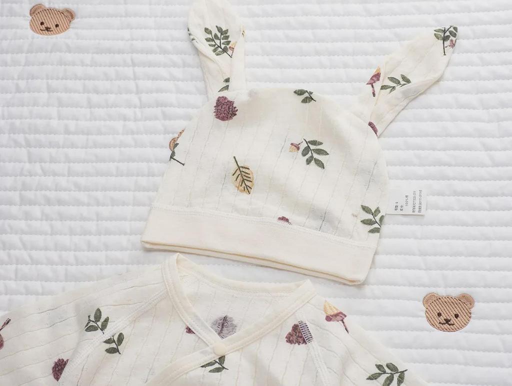 Ультратонкий хлопковый детский комбинезон с защитой живота и длинными рукавами — дышащий, класса А для лета и кондиционируемых помещений