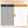 Wedding Arch Cover Spandex Fitted Stand Covers Round Top Backdrop for Birthday Party Ceremony  Wedding Decoration Baby Shower