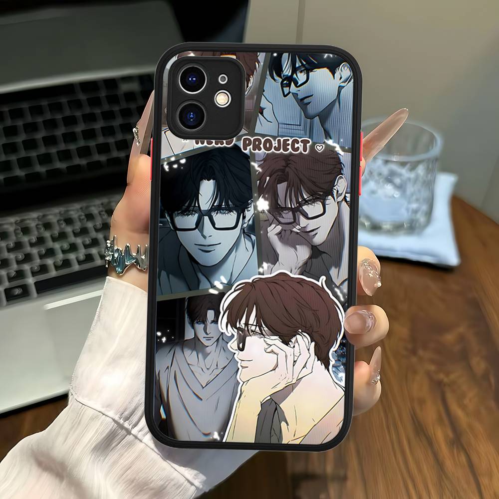 Чехол для телефона с принтом 'Nerd Project Bl Anime' для iPhone 13 12 X XS MAX Pro Max 16 15 11 14 Pro Max, противоударный, матовый