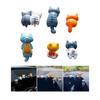 6Pcs Car Dashboard Decoration Cute Kitten Ornament Car Interior Center Console Self Adhesive Mini Kitten Ornament