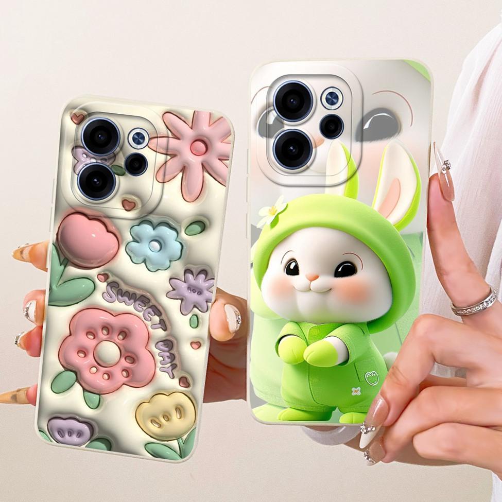 Чехол Для Oppo Reno 15F Чехол Роскошный Модный Милый Мультяшный Забавный Расписной Силиконовый Funda Для Reno 15F Oppo CPH2801 Чехол для Телефона