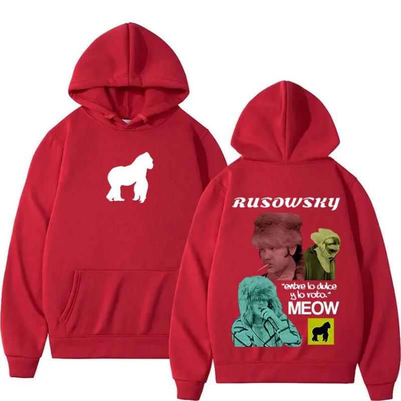 Худи с графическим принтом из коллекции Daisy Tour рэпера Rusowsky