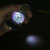 Светящиеся светодиодные кварцевые карманные часы Hollow Train Locomotiv Engine Steampunk Quartz FOB Light Watches для мужчин и женщин