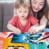 24Pcs Montessori Art Learning Airplane Origami Kit Paper Handmade Colored Paper Set Cartoon Folding Versatile Paper Aircraft Toy