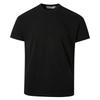 Old money wind-cool fabric cleanfit solid color short-sleeved T-shirt men's and women's boxy short cut front shoulder top summer