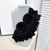 Polyester Flower Embroidery Patches Unique Stylish Handmade Apparels Patches for Clothing Upgrades