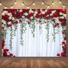 1 elegant red and white rose party background - with lush floral design perfect for weddings birthdays and celebrations