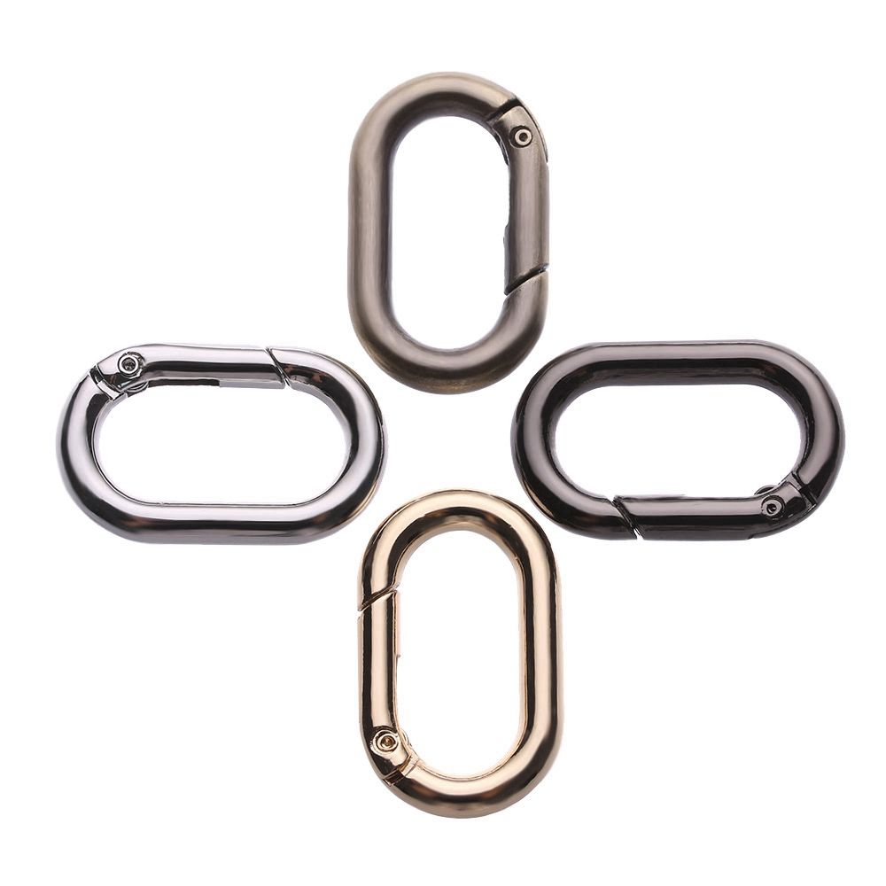 Bottle Hooks Camping Hiking Spring Oval Rings Outdoor Carabiner Handbags Clips Bag Belt Buckles