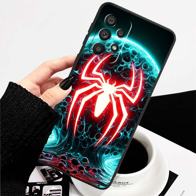 Чехол для телефона с дизайном Аниме Биология для Samsung A73 A72 A71 A55 A54 A53 A52 A51 A13 A22 A16 A15 A12 A14 A26 A07 5G Черный