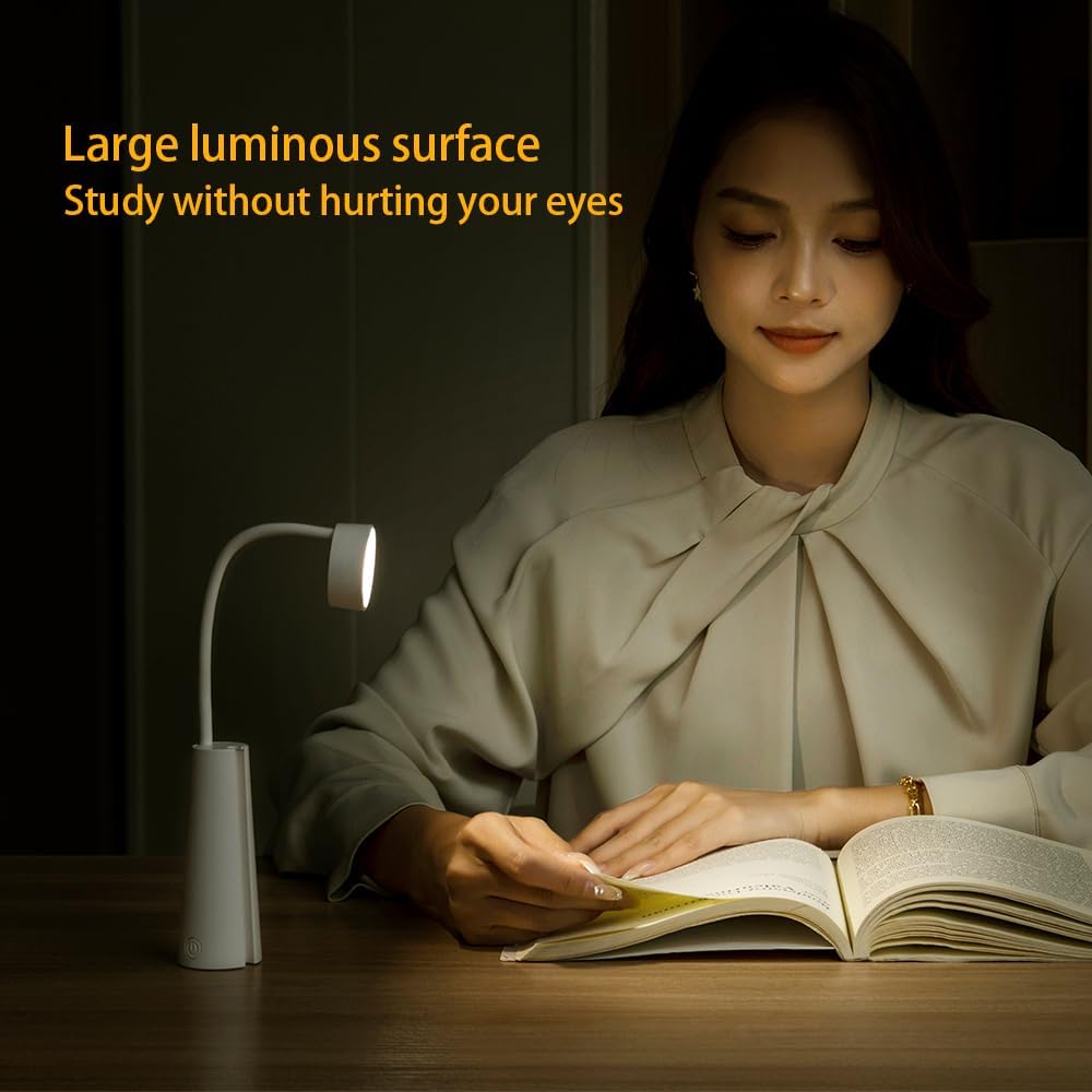 Настенный светильник для чтения, перезаряжаемые магнитные лампы для чтения, гибкий гусиный штатив, настольная лампа для чтения