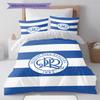 Queens Park Rangers fc Pattern Bedding Set Quilt Cover Pillowcase Home Decor Gift (1 * duvet cover + 2 * pillowcase, without core)