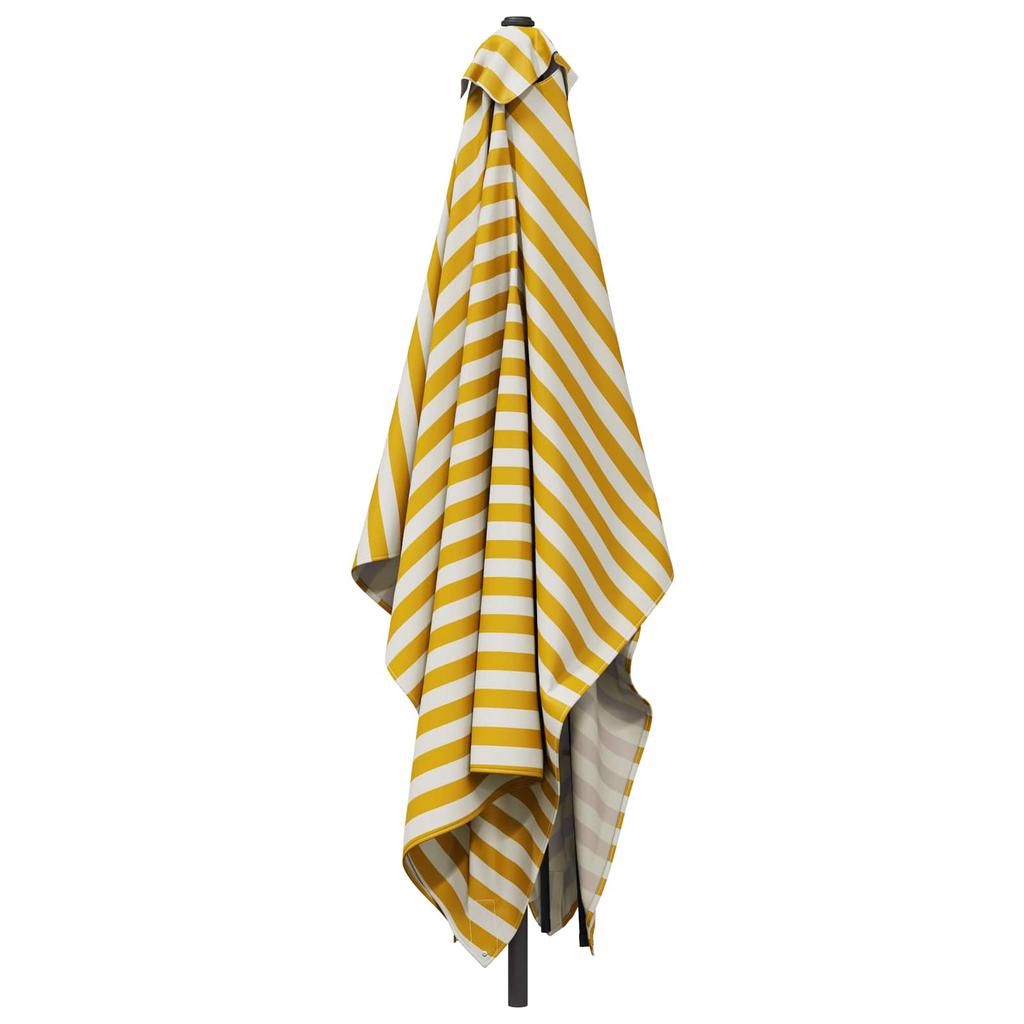 Garden Umbrella with Base 200 x 300 cm Polyester Rectangular