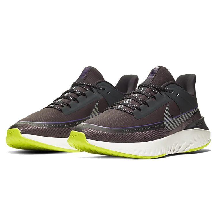 Nike Legend React 2 Shield Светоотражающий Серебристый Темно-Серый BQ3382-002