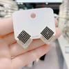Модные Геометрические Серьги-Банты с Цветами и Жемчугом Женские Премиум Универсальные Маленькие Серьги в Ароматном Стиле