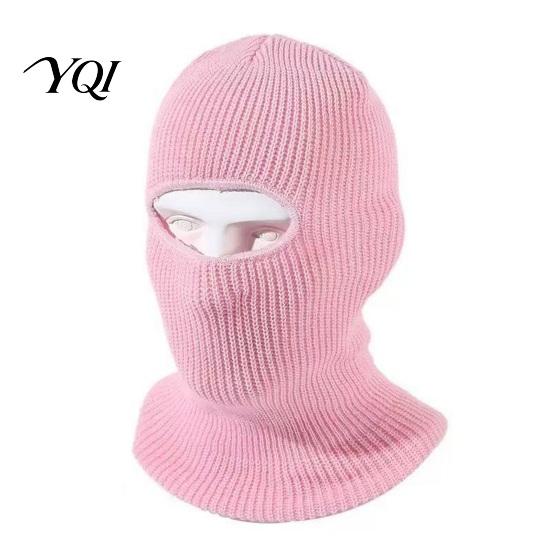 Anti Cold Cycling Accessory Winter Knitted Balaclava, Unisex Face Mask Hat, Warm Windproof Outdoor Sports Guard Ski Cap Neck Warmer for Skiing