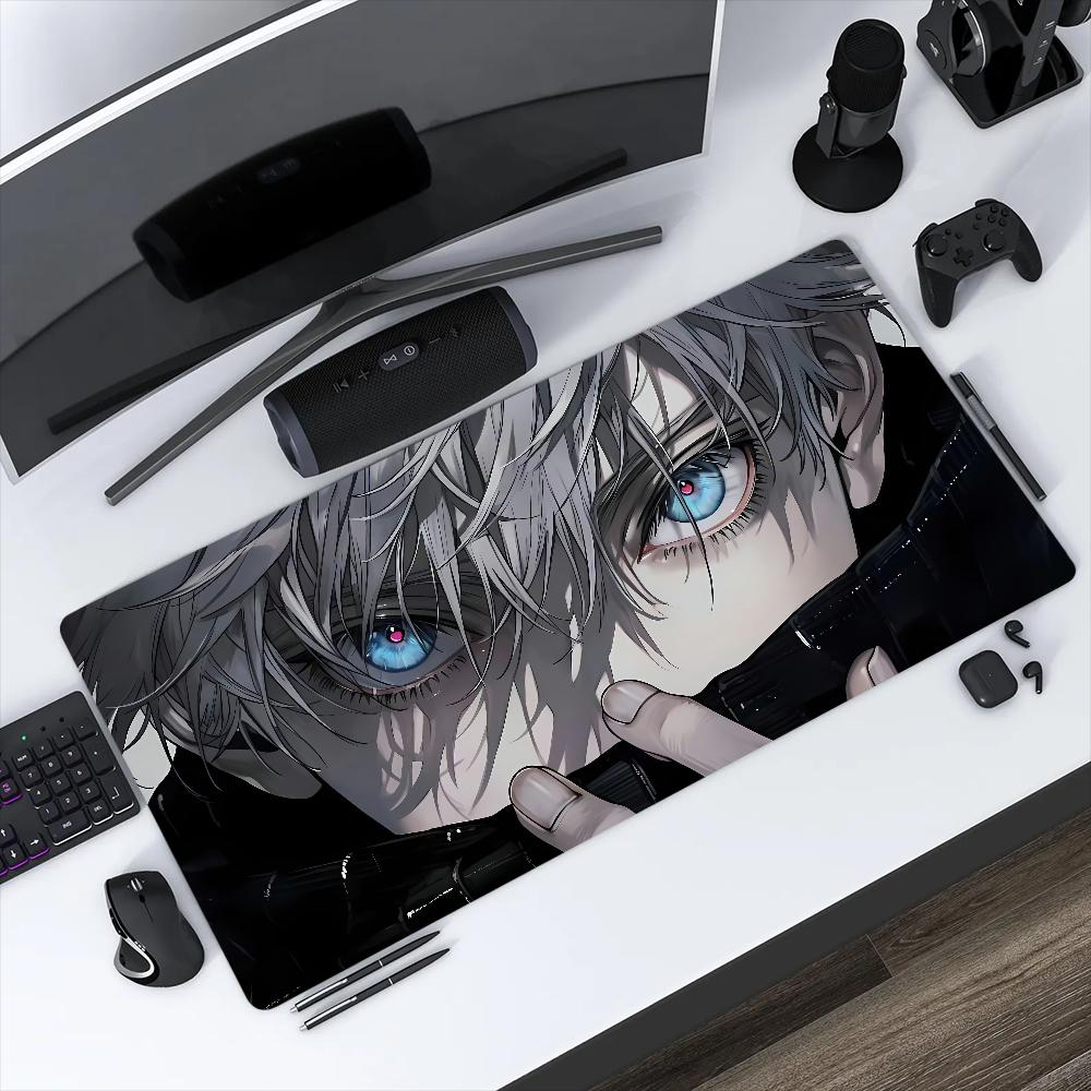 J-Jujutsu K-Kaisen Крушный Коврик для Мыши Нескользящий Утолщенный Большой Замок по Краю для Письма Офисный Студенческий Игровой Подушка MousePad