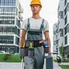 Oxford Cleaning Tool Waist Bag Belt with Pockets Heavy Duty Tool Bag Utility Belt for Janitorial Custodial Housekeeping Cleaning