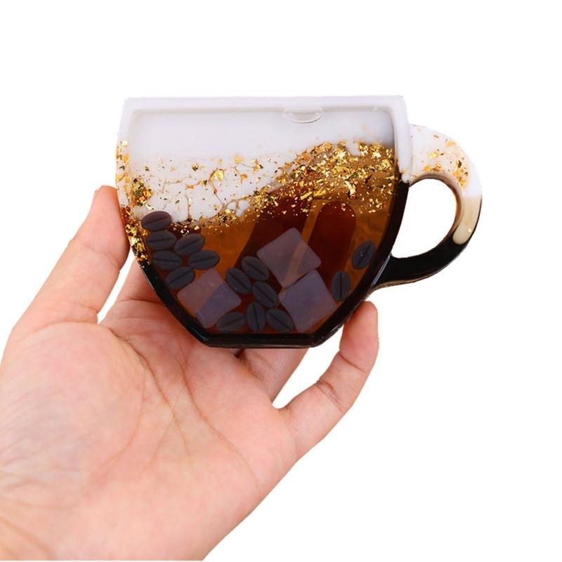 Форма для кофе с лимонными дольками, форма для литья эпоксидной смолы, подставка под чайник, поднос, форма для стойки для хранения, форма для изготовления ювелирных изделий, домашние украшения