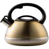 304 Нержавеющая сталь чайник для кипячения воды бакелитовая ручка полусфера бронза 3 л свисток кастрюля индукционная плита бытовые кухонные принадлежности