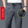 Мужские брюки FiveFive из флиса больших размеров 150 кг 6XL 7XL 8XL 9XL 10XL, подарок папе, рабочие зимние теплые эластичные формальные толстые прямые мужские брюки