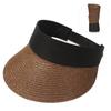 Summer Wide Brim Portable Beach Hat Straw Cap Visors Sun Hat