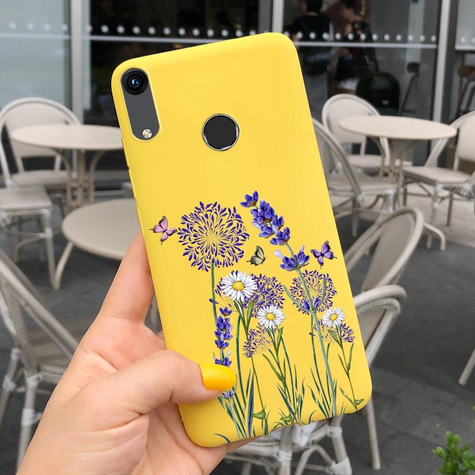 Чехол для Huawei Y6s 2019 Honor 8A, мягкий силикон, мультяшные цветы, защитный корпус для телефона, для Huawei Y6s 2019 Honor8A, чехлы, бампер