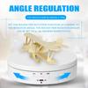 Motorised Rotating Mirror Display Stand,360 Degree Turntable, Jewellery Holder,USB Power Supply, Rotating Shooting, Three Speeds