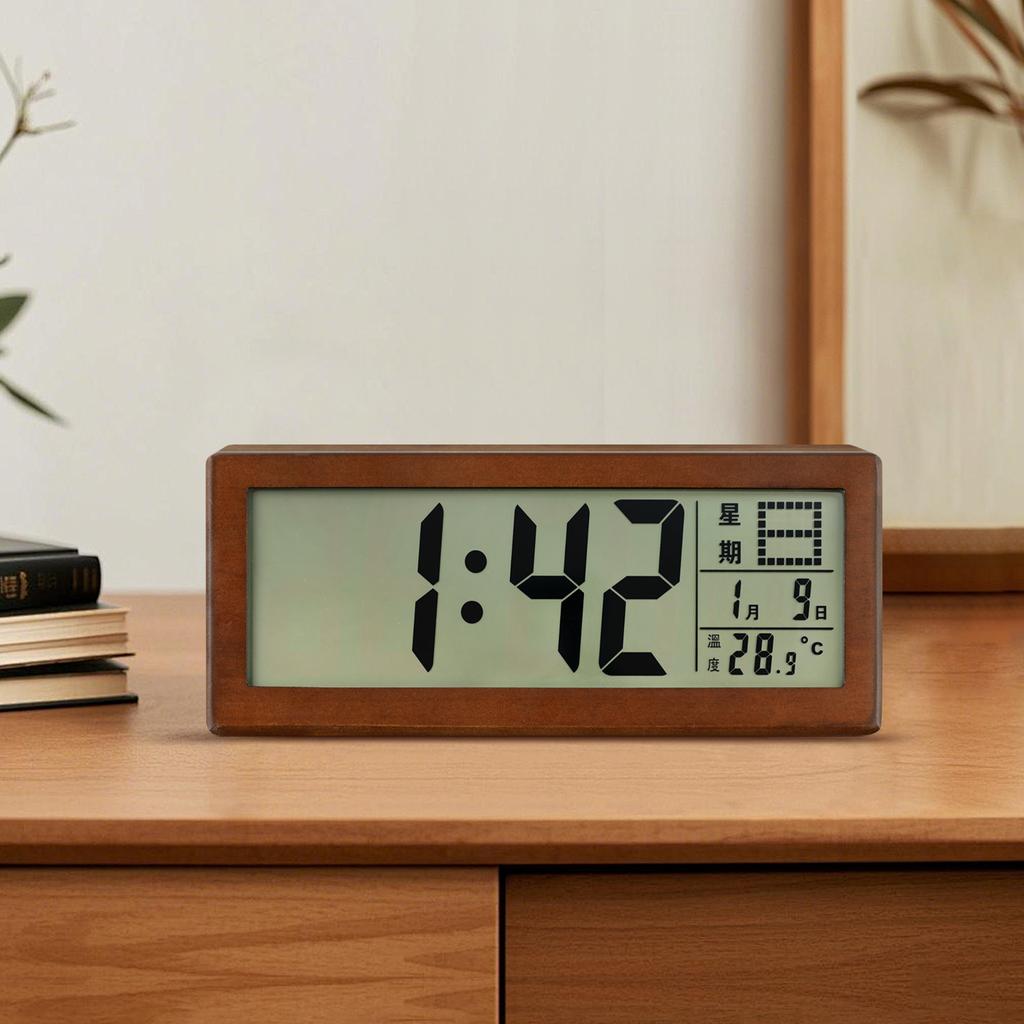 2025 new style solid wood mantel clock, creative, unique and elegant, a simple and modern decoration for living room tabletop