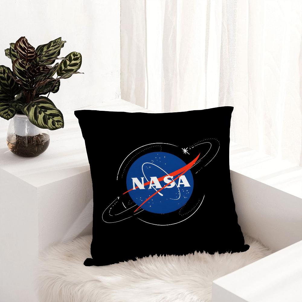 Наволочка для подушки с принтом N-NASA S-space, из плюша, мягкая, двусторонняя печать, чехол для диванной подушки, чехол для декоративной подушки