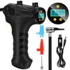 Cordless Tyre Inflator 12V 120W USB Rechargeable Air Compressor Handheld Electric Digital Tire Pump for Car Motorcycle Bicycle