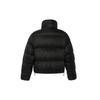 Adidas Оригинальная теплая спортивная свободная куртка Regen Down Puffer Crop Zip с длинным рукавом из хлопка для женщин, черная IW8368