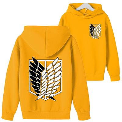 Осенняя толстовка с рисунком аниме для мальчиков, пуловер с капюшоном, унисекс, толстовка с длинными рукавами для девочек, детская спортивная одежда