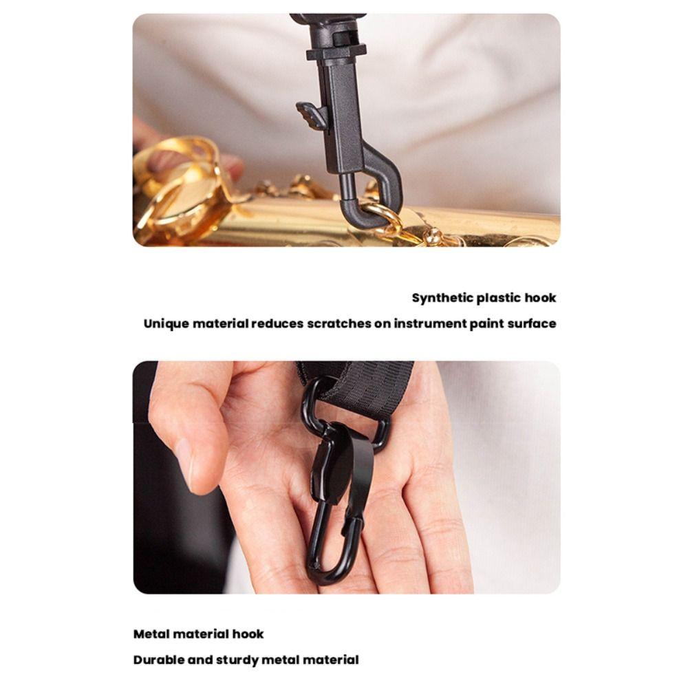 Аксессуары для саксофона Ремень для саксофона на шею Регулируемая сбруя для саксофона Ремень для подвешивания на шею саксофона