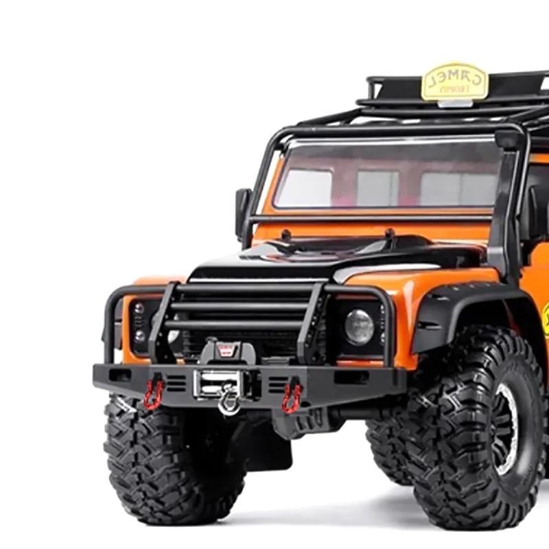 New All-metal Adjustable Metal Front Bumper for 1/10 RC Crawler Traxxas TRX4 Defender Axial SCX10 II 90046 90047