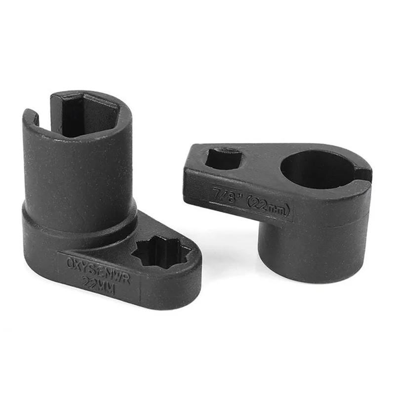 A58X-Japanese Oxygen Sensor Socket Wrench Special Open Socket Joint 22Mm Oxygen Sensor Removal Tool 3Piece